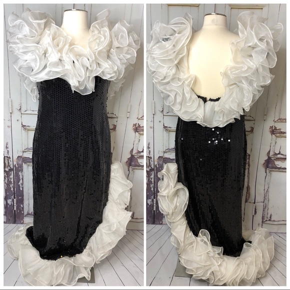 alyce designs sequin dress